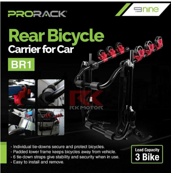 PRORACK  Rear Bicycle Carrier for Car