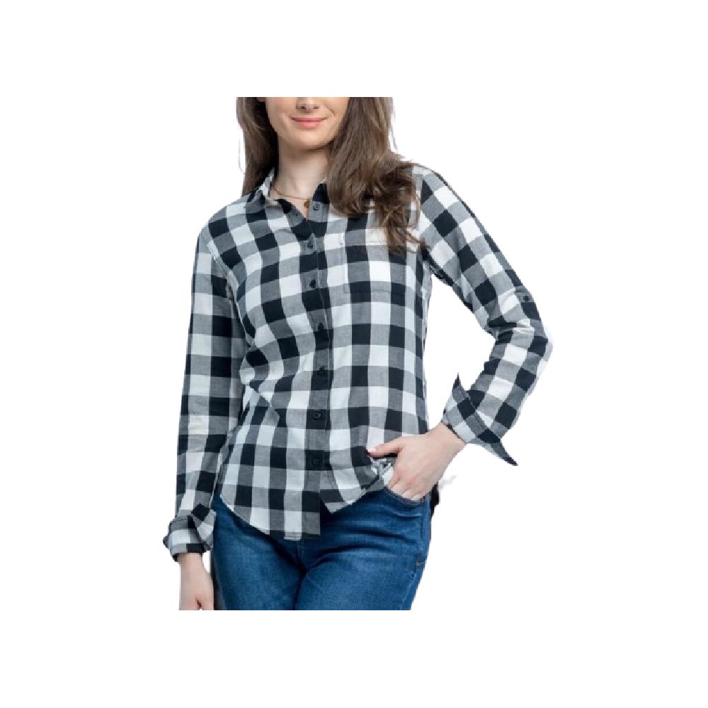 C2 Outfitters Jiesou Black Kemeja Classic Wanita