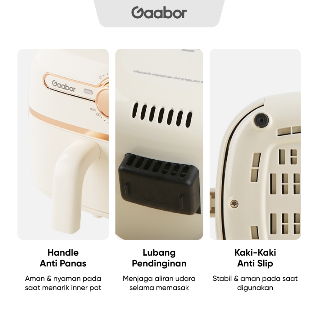 Gaabor MIni Air Fryer 4