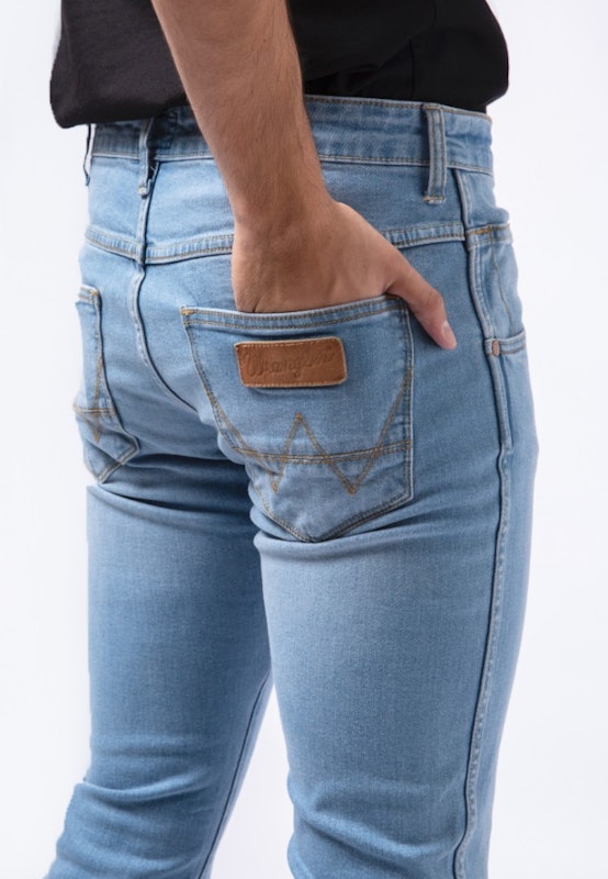 Wrangler Denim Slim Spenc Light Blue 3