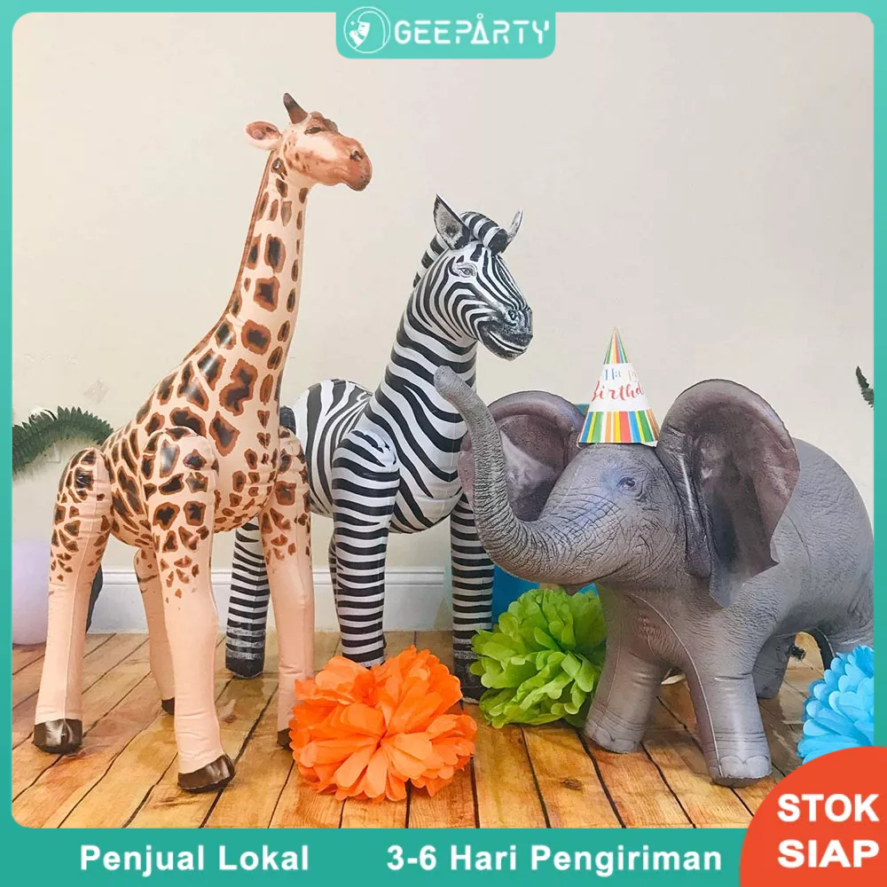 Balon Tiup Hewan Jungle Safari 3