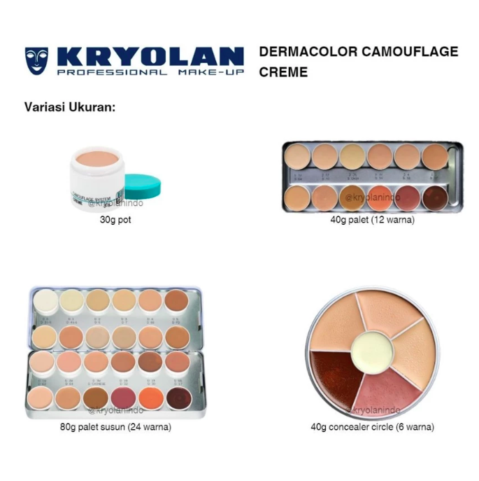 Kryolan Kryolan Dermacolor Camouflage Creme Foundation