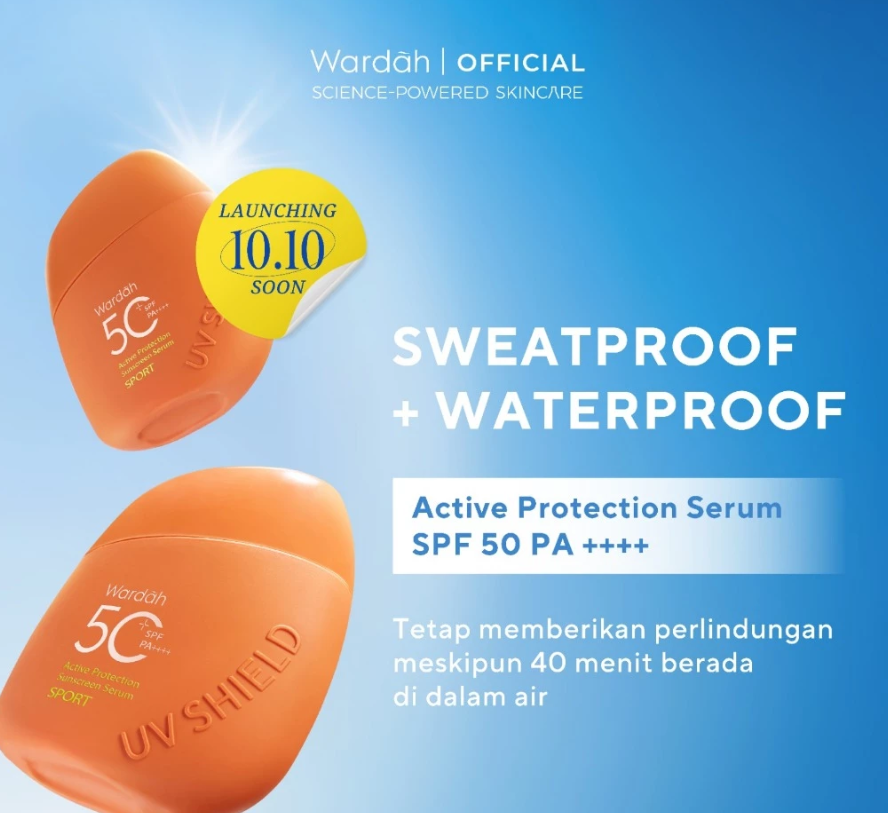 Wardah UV Shield Active Protection Sunscreen Serum SPF 50+ PA++++
