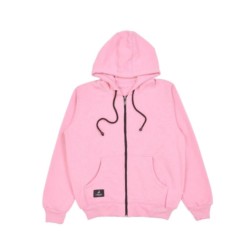 Hoodie Sletting Basic - Pink Baby 1
