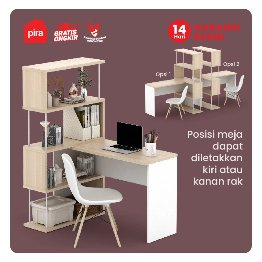 Graha Multi Bintang Pira Zack Meja Kerja DK 80