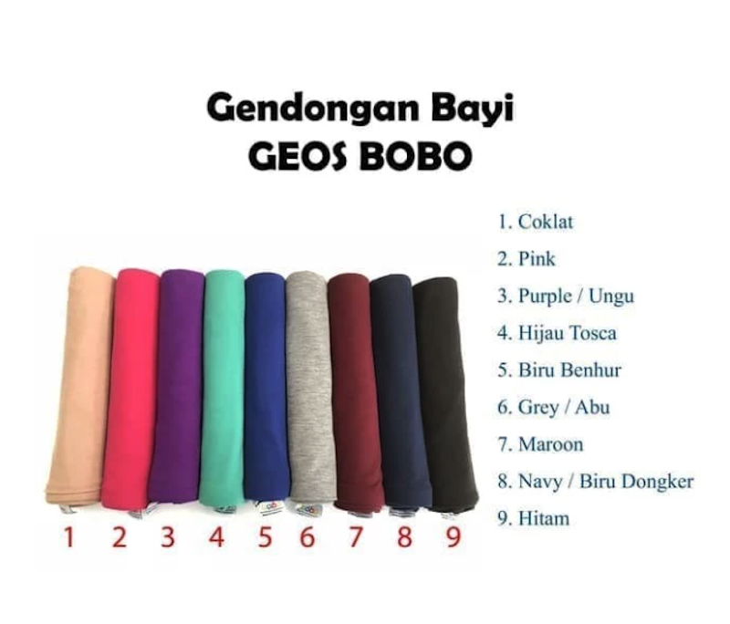 Kuru Gendongan Bayi Geos Bobo 2
