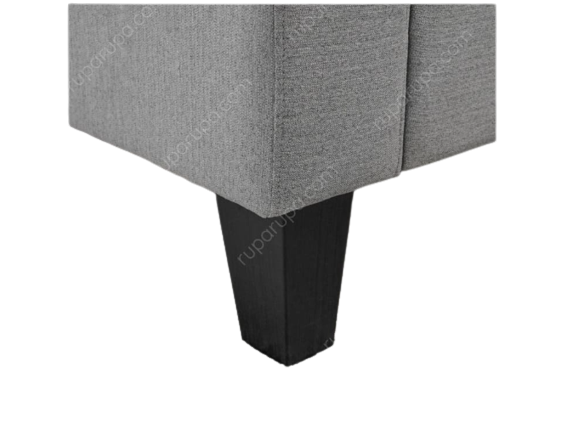 Albris Sofa Sudut Fabric - Abu-abu 3
