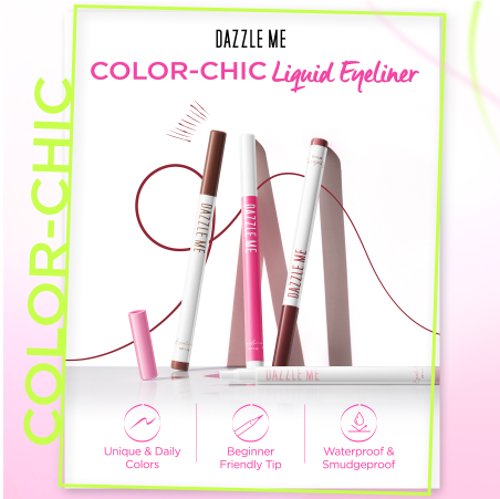 HEBE Beauty Style DAZZLE ME Color-Chic Liquid Eyeliner