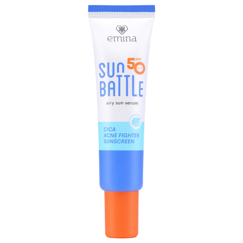 Emina ｜ Sun Battle SPF 50 PA++++ Cica Acne Fighter Sunscreen