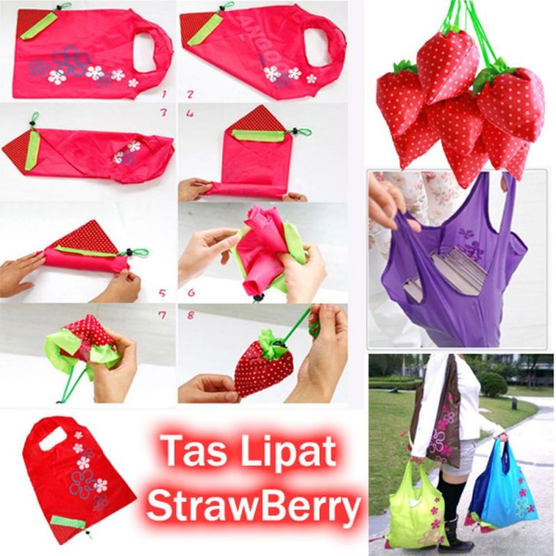   Tas Lipat Kantong Strawberry