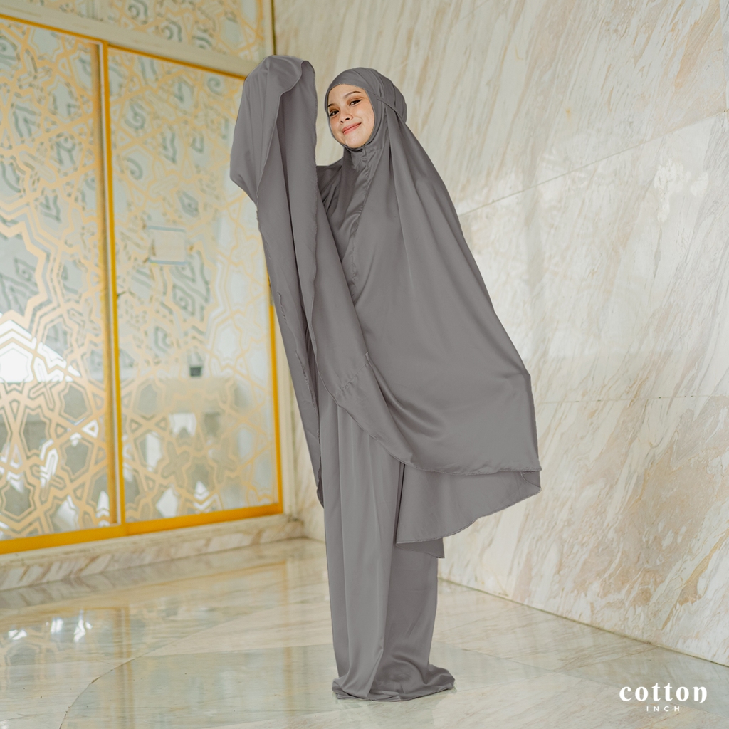 COTTON INSTYLE Alisa Mukena Dewasa Silk 2 in 1 3