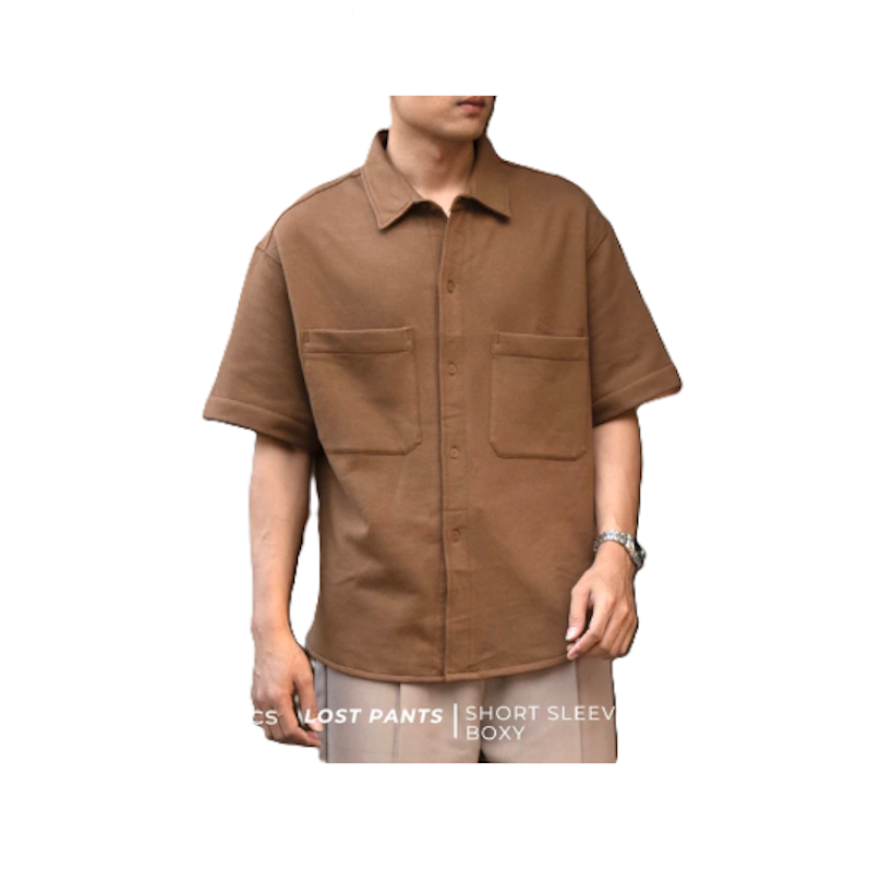 GOODETHICS Kemeja Short Sleeve Boxy Oversize 1
