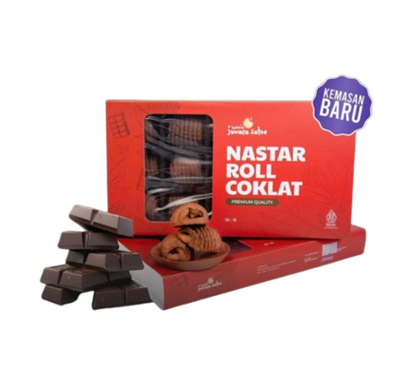 Bakpia Juwara Satoe Nastar Roll Coklat 1