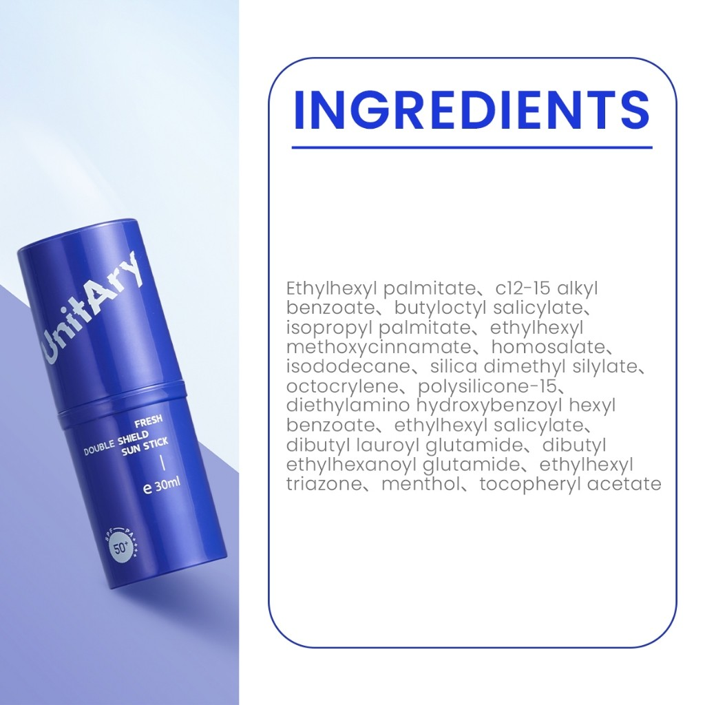 Unitary France UNITARY Fresh Double Shield Sun Stick SPF 50+ PA++++ 