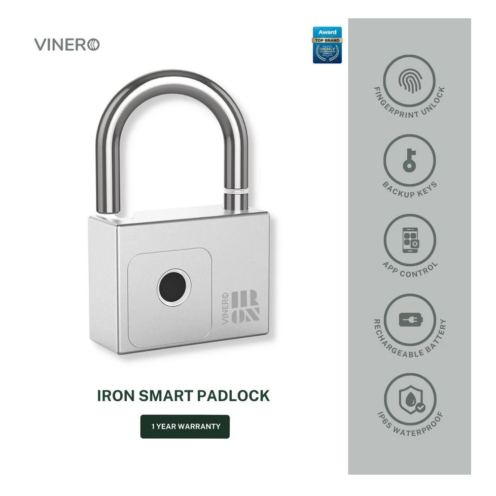 Vinero Iron Smart Padlock 4