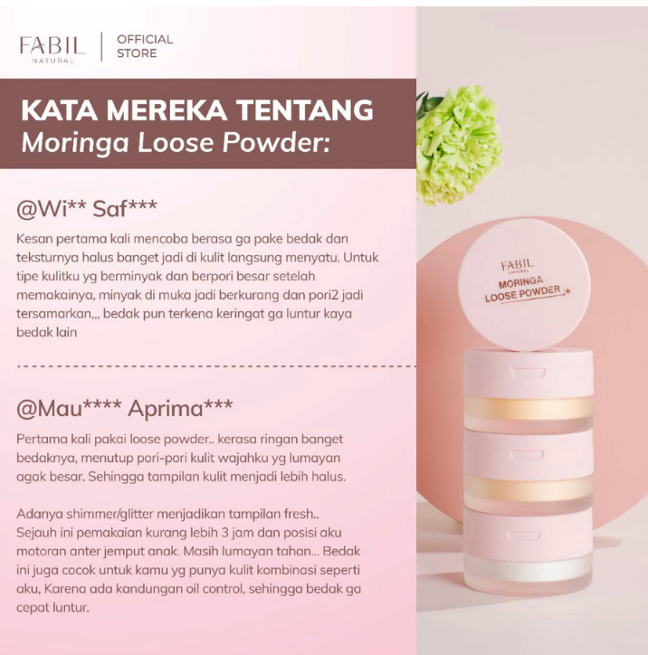 Fabil Natural Fabil Moringa Loose Powder Caramel