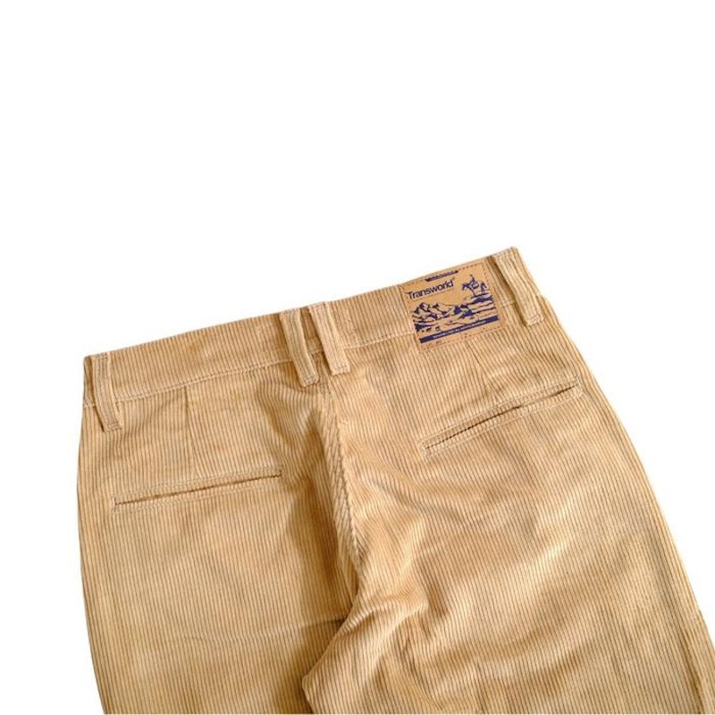 Transworld Corduroy Loose Pants Khaki 4