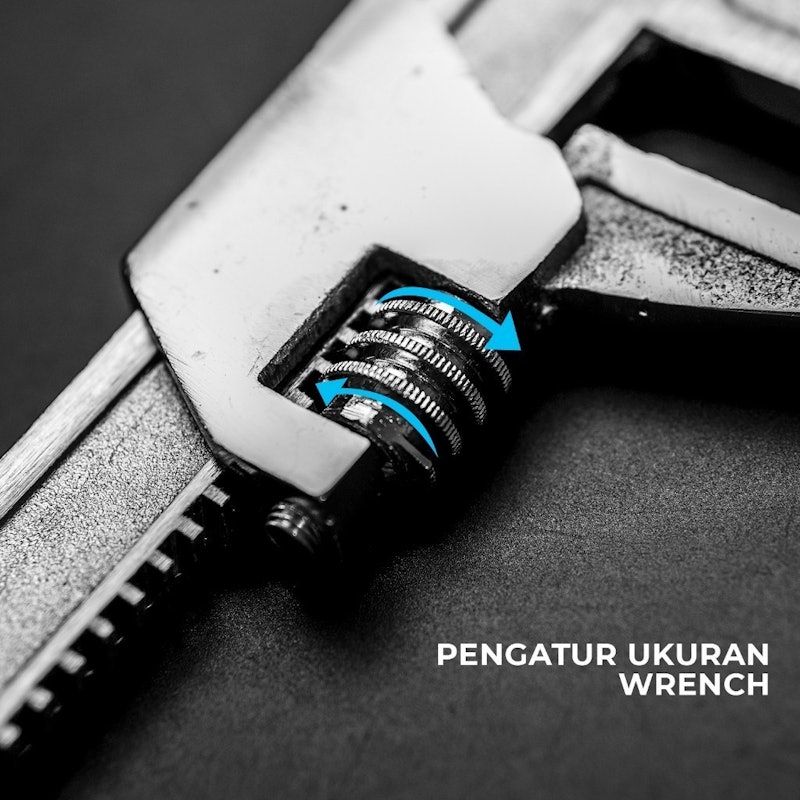 Allefix Adjustable Wrench F Type 11 inch 6687