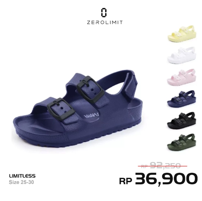 Zerolimit Sandal Tali Anak Unisex Phylon 3