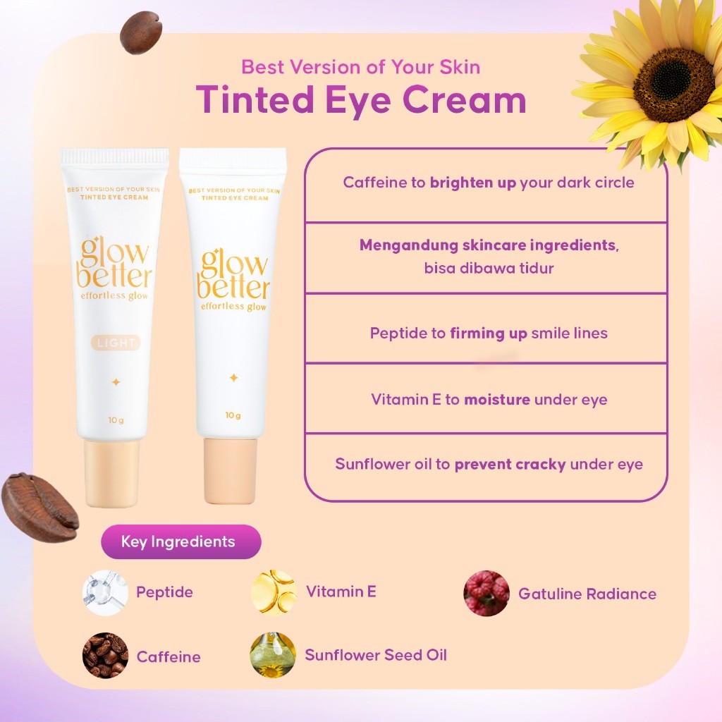 Glow Better  Best Version Of Your Skin Tinted Eye Cream