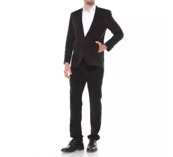  Code Male Jas Blazer Pria Super Black
