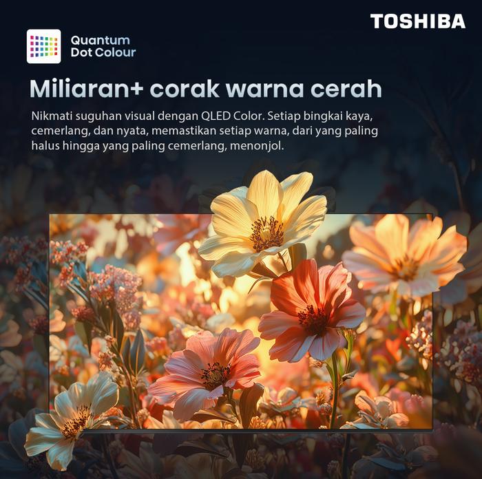 Toshiba Asia Pacific Indonesia Toshiba TV 40" QLED FHD Smart TV 40E37SP