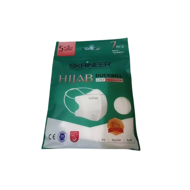SKRINEER® Hijab Duckbill 5+2 pcs