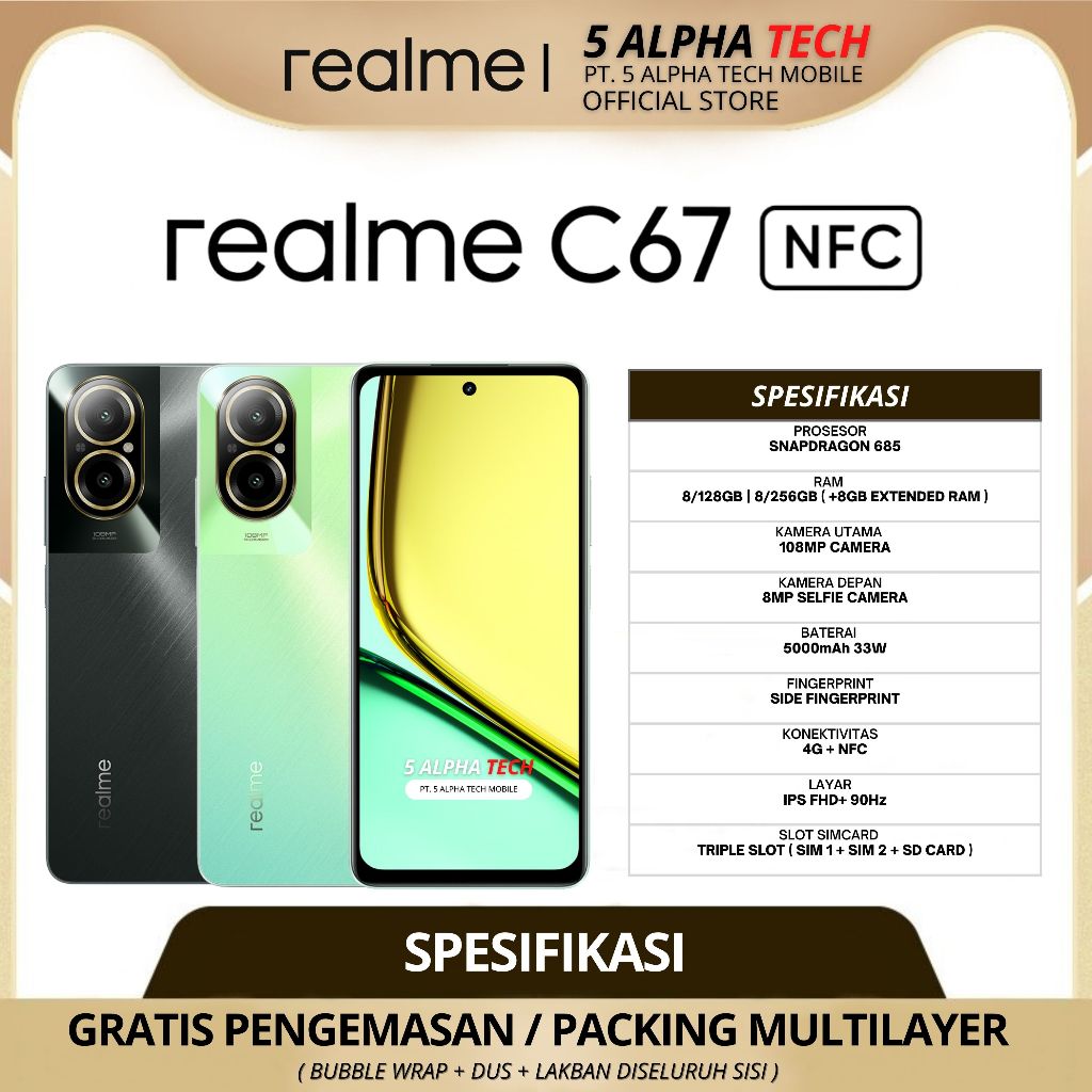 BBK Electronics realme C67 8/256