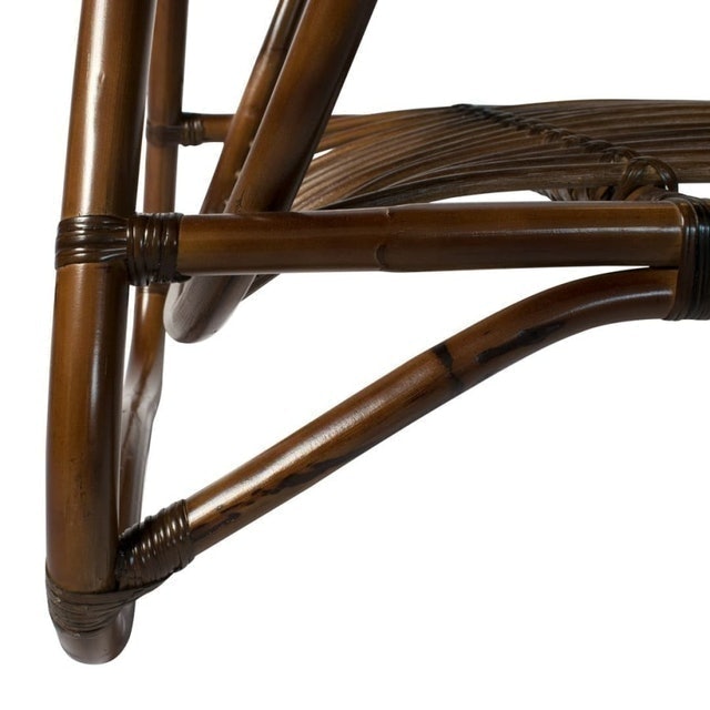 Hagihara  Meja Kaca Rotan Tropical