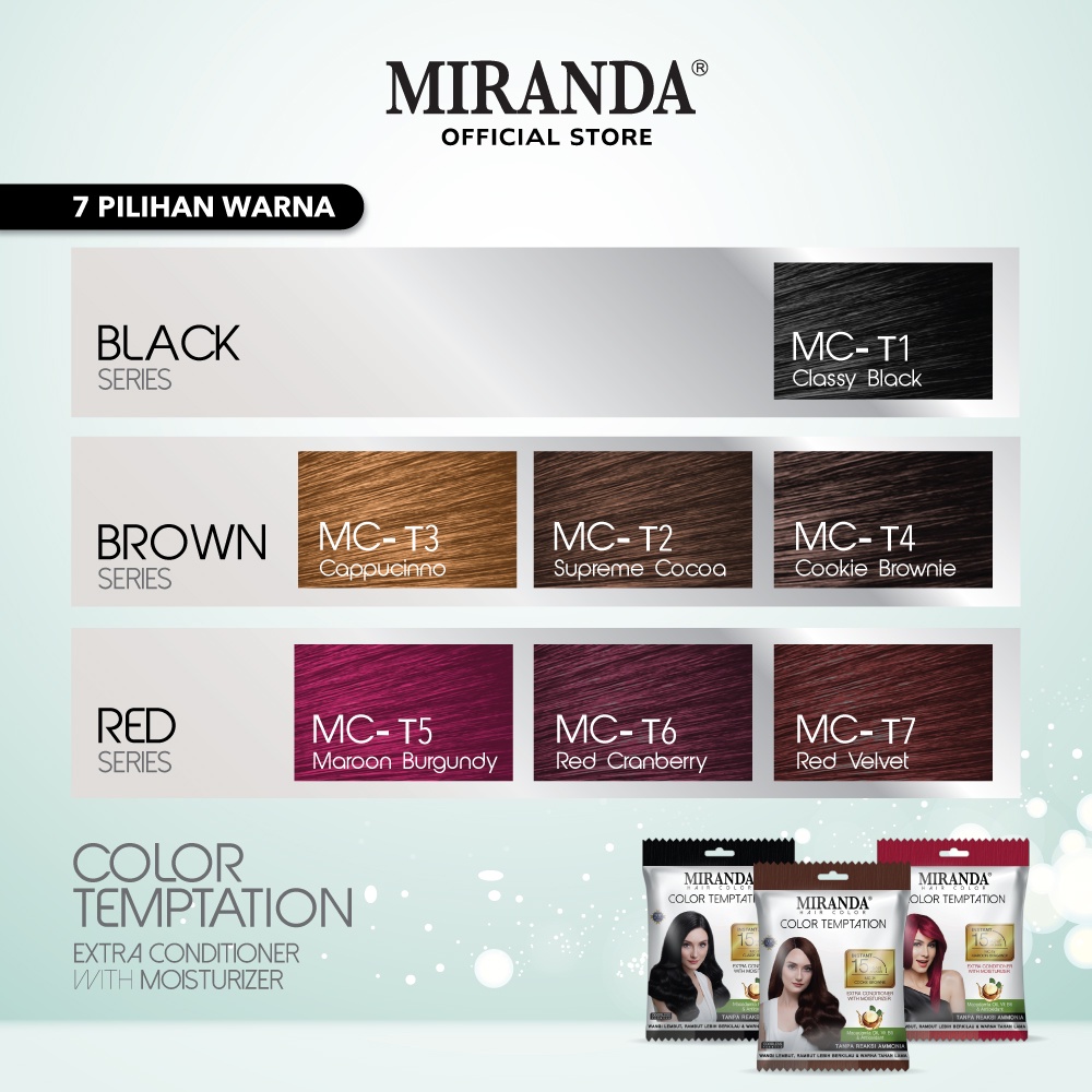 Miranda Hair Color Temptation Supreme Cocoa MCT2 