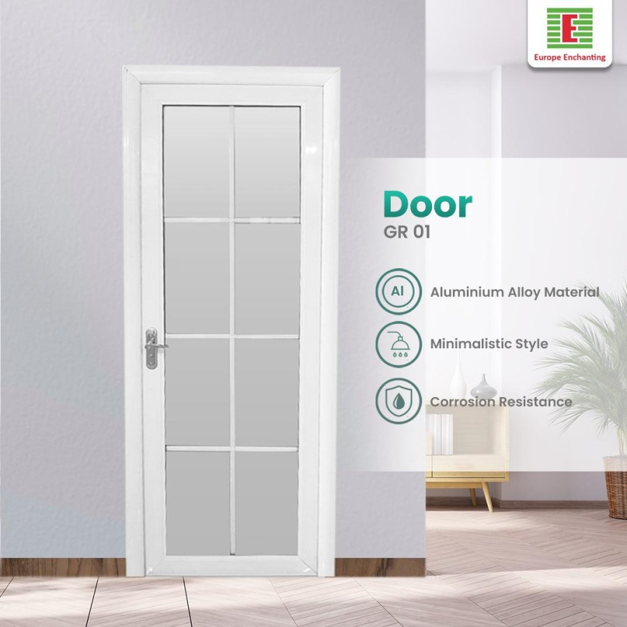 Set Pintu Rumah Aluminium Minimalist 2