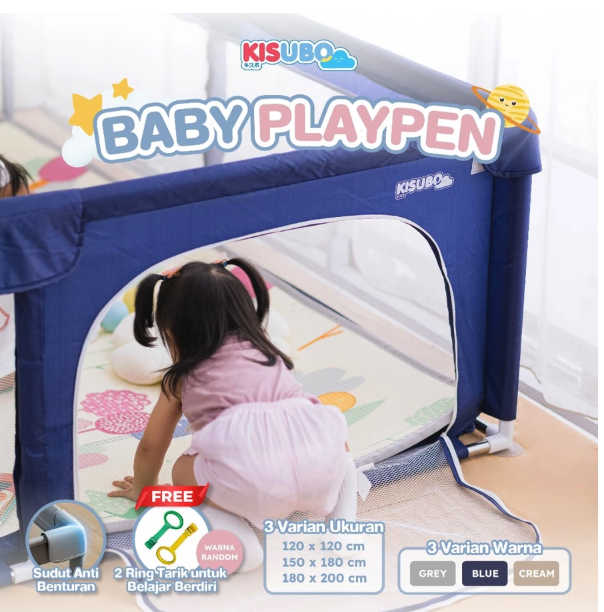 Kisubo Baby Playpen 150x180