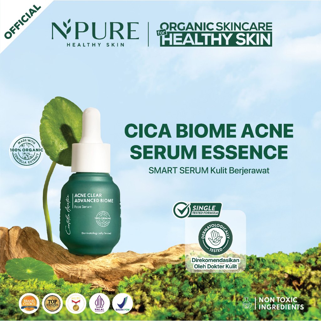 Penta Natural Kosmetindo N'PURE Cica Biome Acne Serum Essence