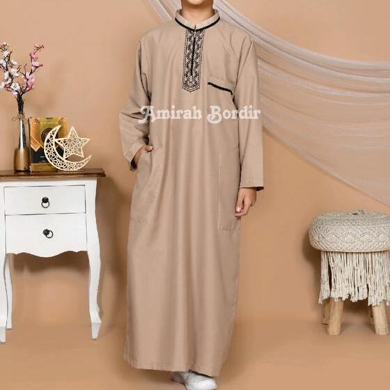  Jubah Anak Laki-Laki Bordir 