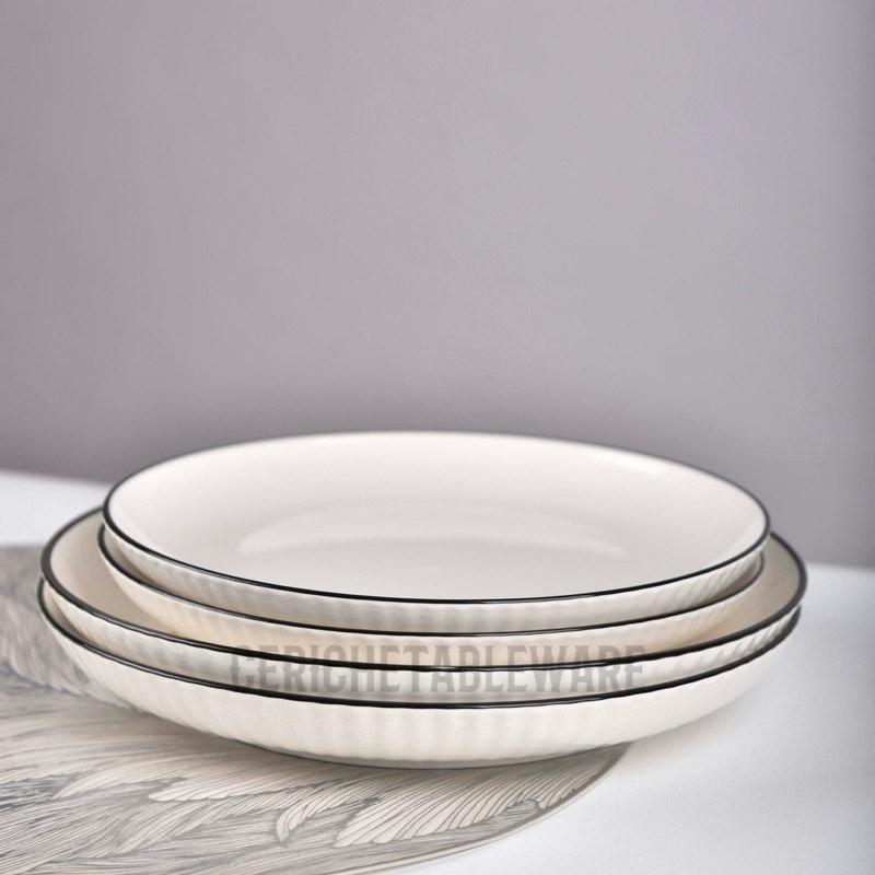 Ceriche Alma Plate Porcelain Ceramic 9" 4