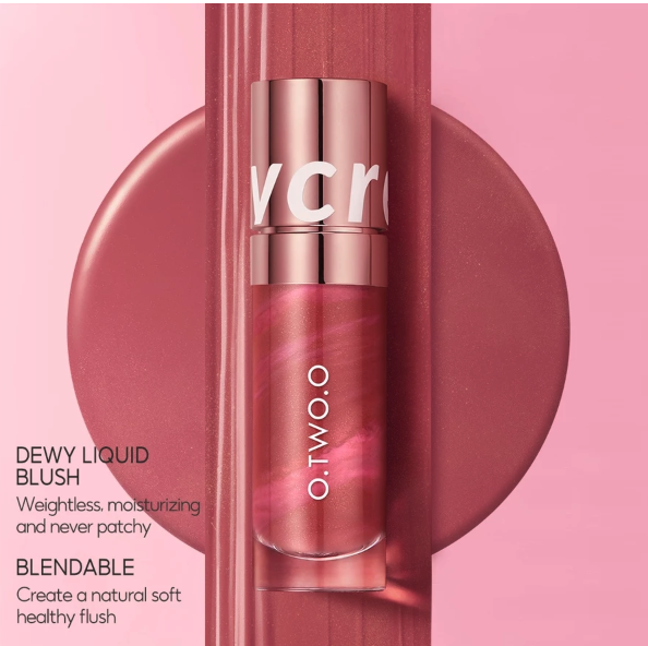 Guangzhou Qiao Qian Cosmetics O.TWO.O Haute Dreamy Watercolor Liquid Blush 04 Wild Rose