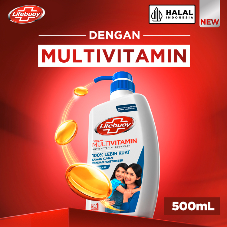 Lifebuoy Sabun Cair Pump Anti Bakteri Mild Care