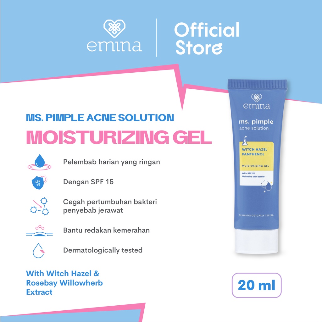 Paragon Technology and Innovation Emina Ms. Pimple Acne Solution Moisturizing Gel 
