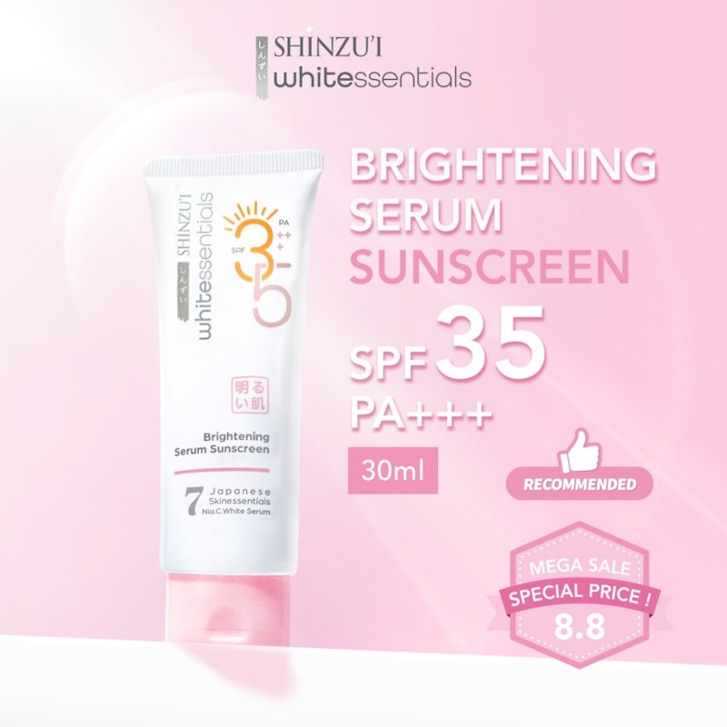 Shinzui Whitessentials Brightening Serum Sunscreen SPF 35 PA+++