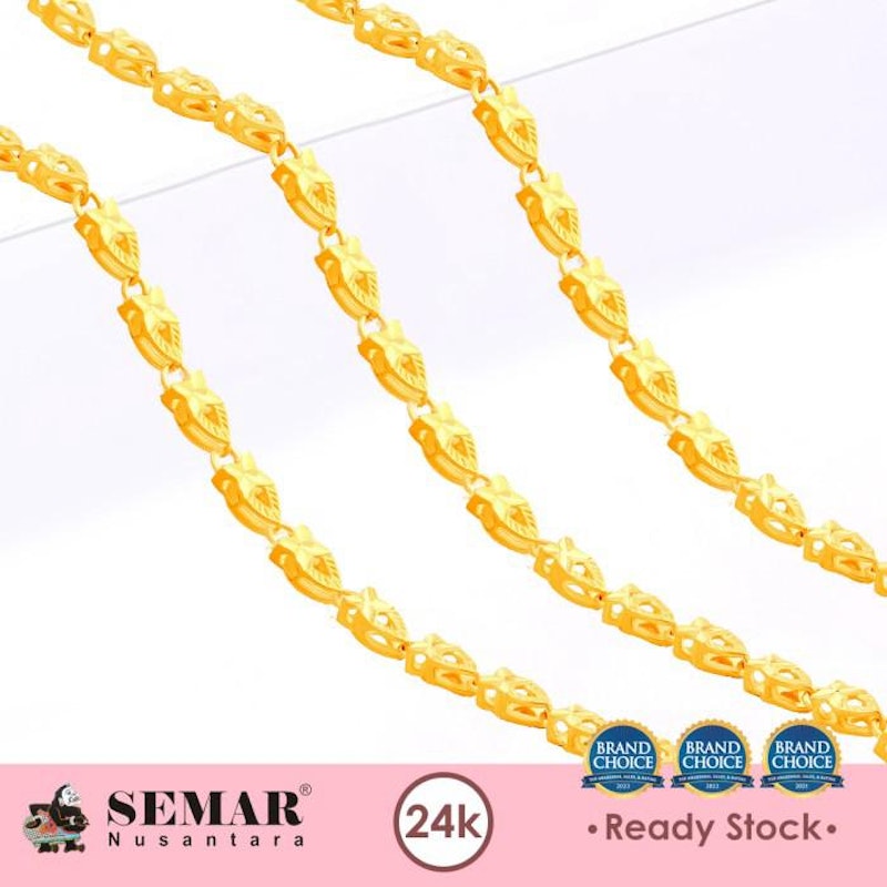 Kalung Emas Rosaleen Vintage Gold 24K 3
