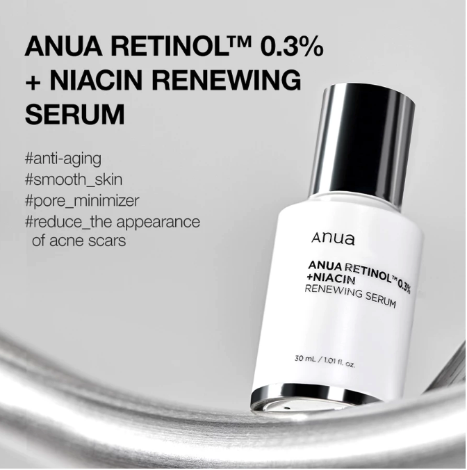 The Founders Anua Nano Retinol 0.3% + Niacin Renewing Serum