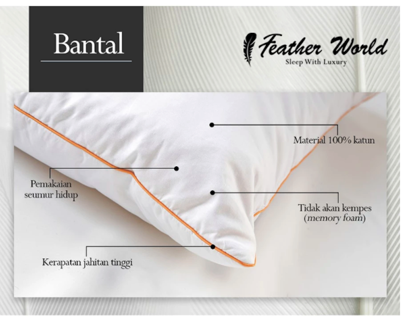 Feather World Pillow King Regent 3