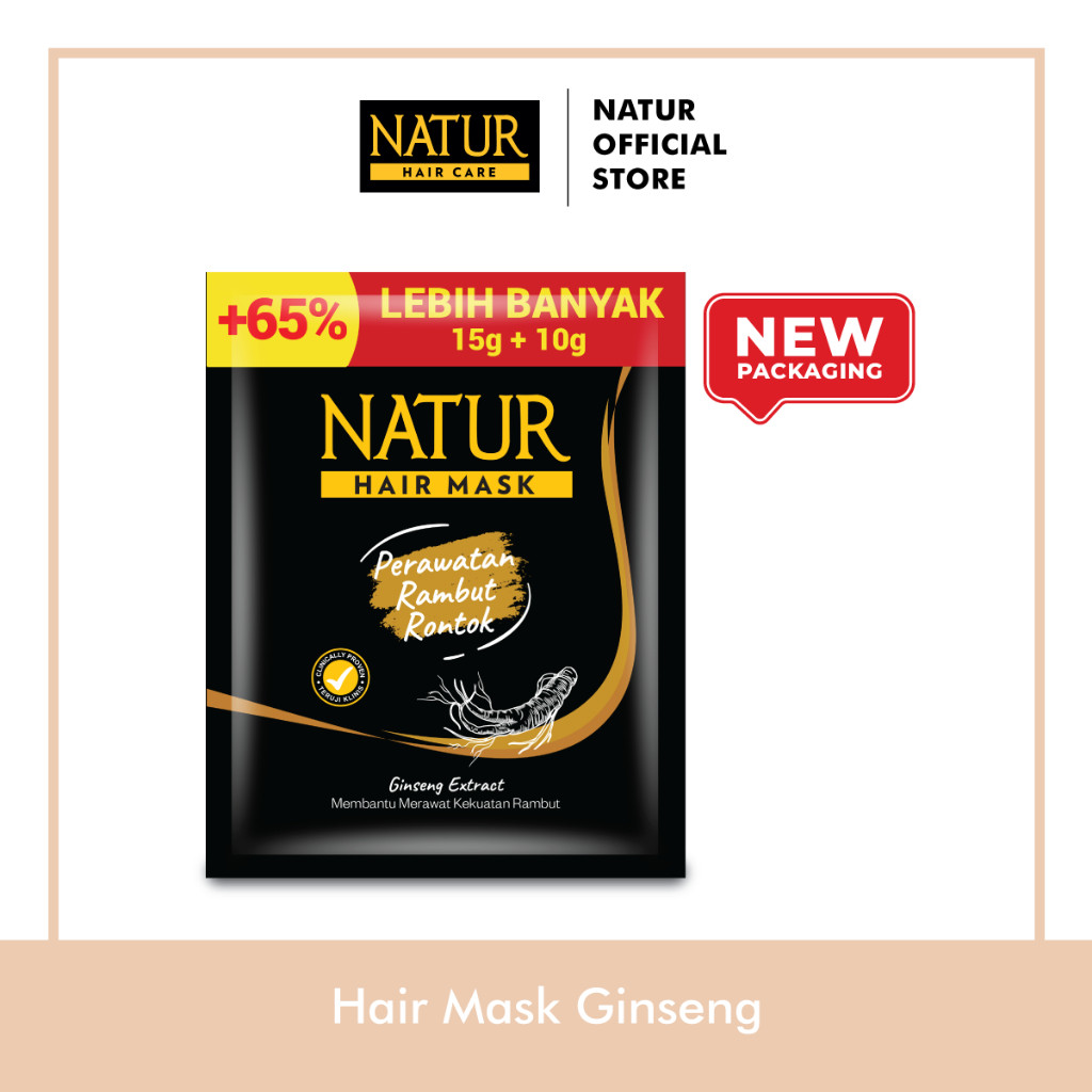 Gondowangi Tradisional Kosmetika Natur Hair Care Hair Mask with Ginseng Extract