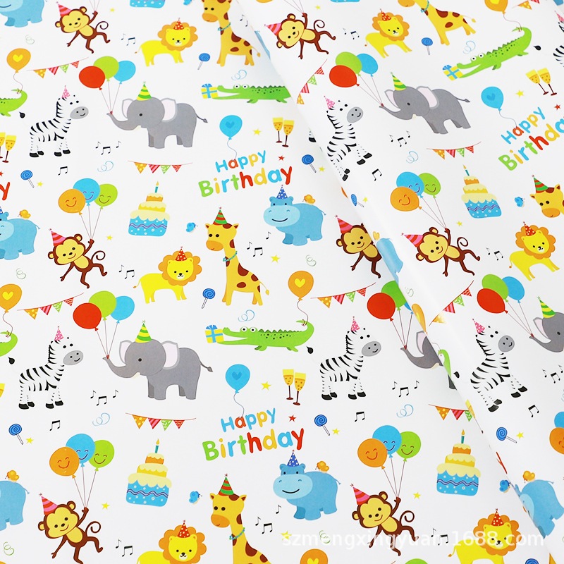 Kertas Kado Motif Binatang 1