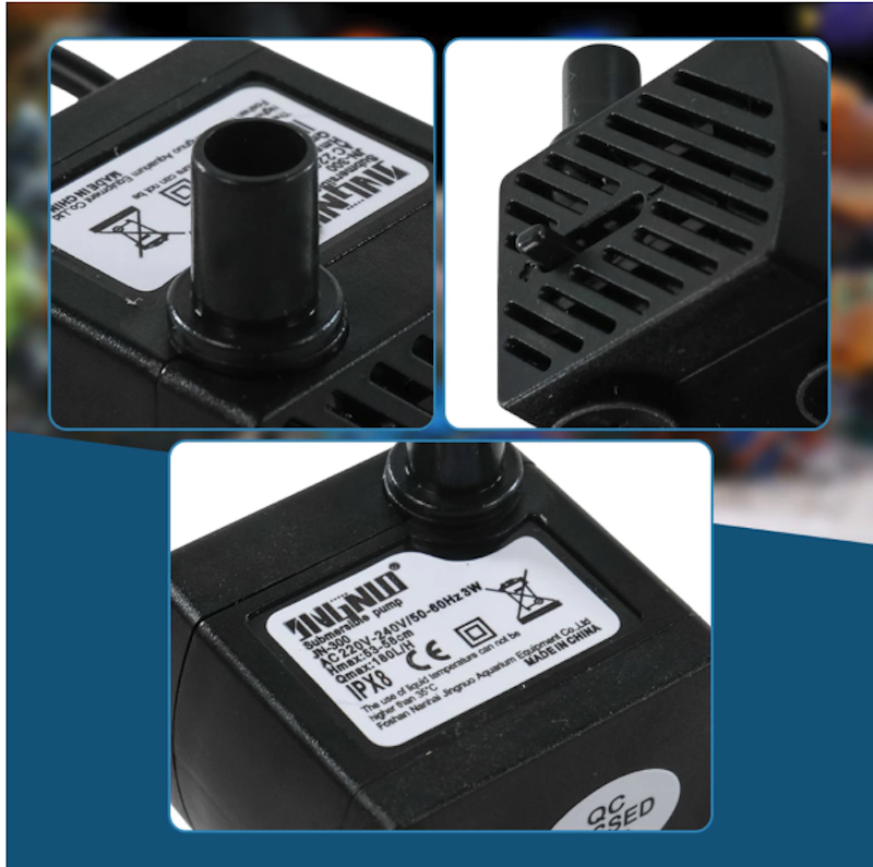 TaffHOME Submersible Pump Fish Tank 5