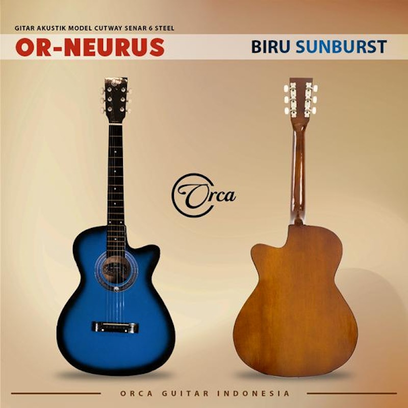 ORCA Or-Neurus Gitar Akustik Pemula 2