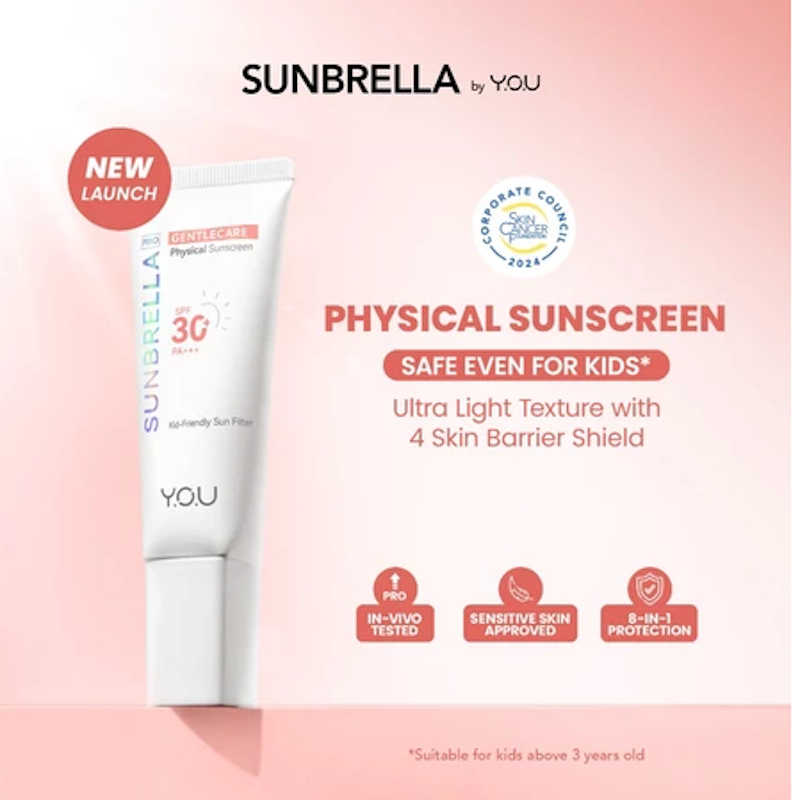 Hebe Beauty Style Y.O.U Sunbrella Pro Gentlecare Physical Sunscreen SPF 30+ PA+++
