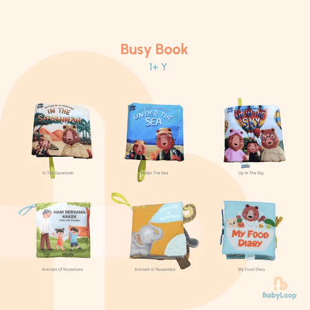 Baby Loop Baby Loop Busy Book Series for 1+ year