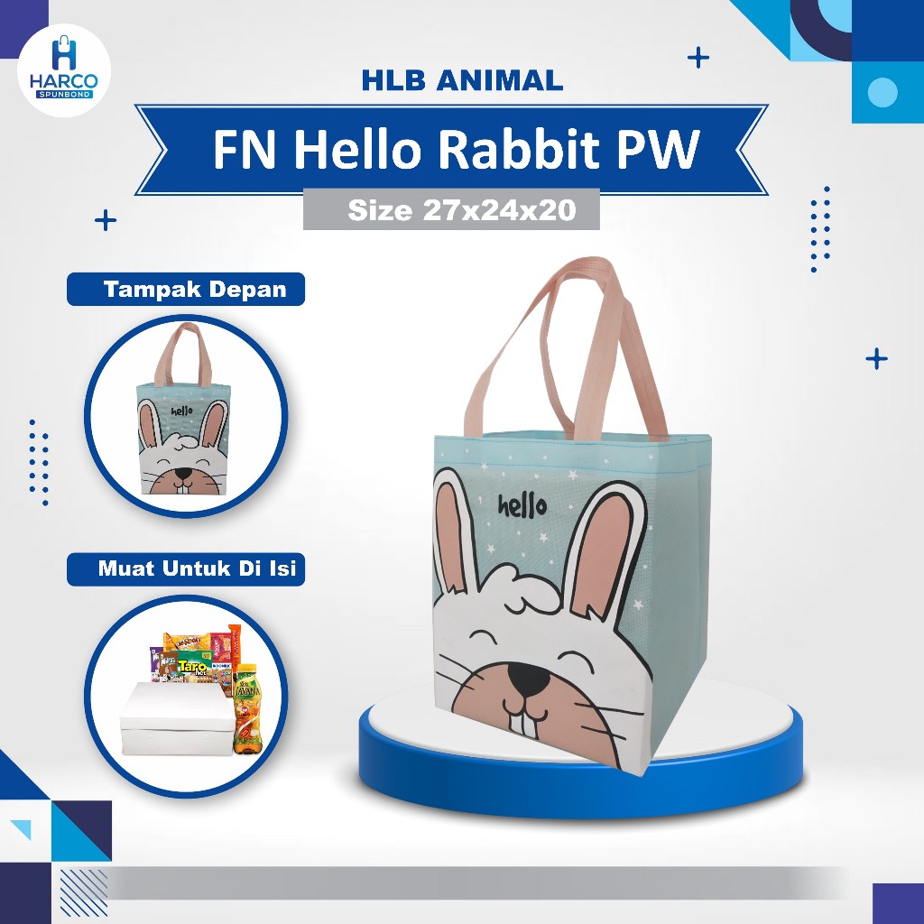 Tas Spunbond Kotak Nasi Animal 2
