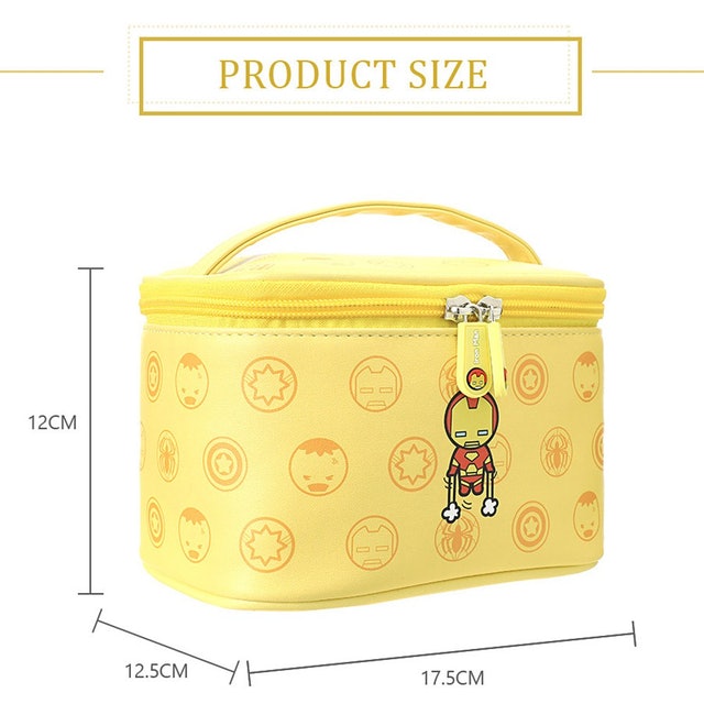 MINISO Pouch MARVEL Beauty Pak Ironman Spiderman Avengers